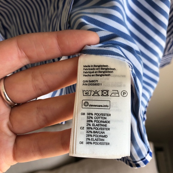 H&M striped oxford - Picture 3 of 4